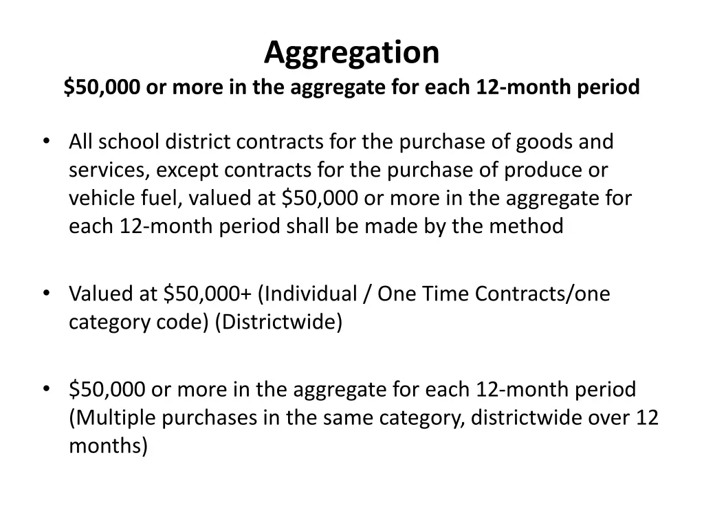 aggregation