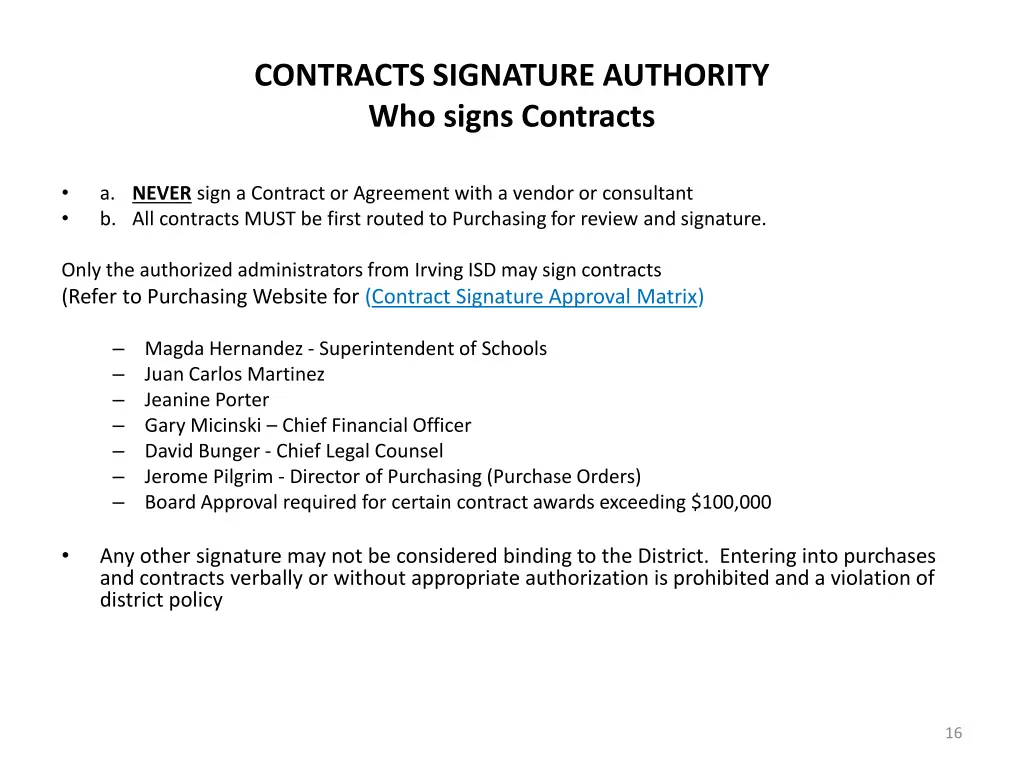 contracts signature authority who signs contracts