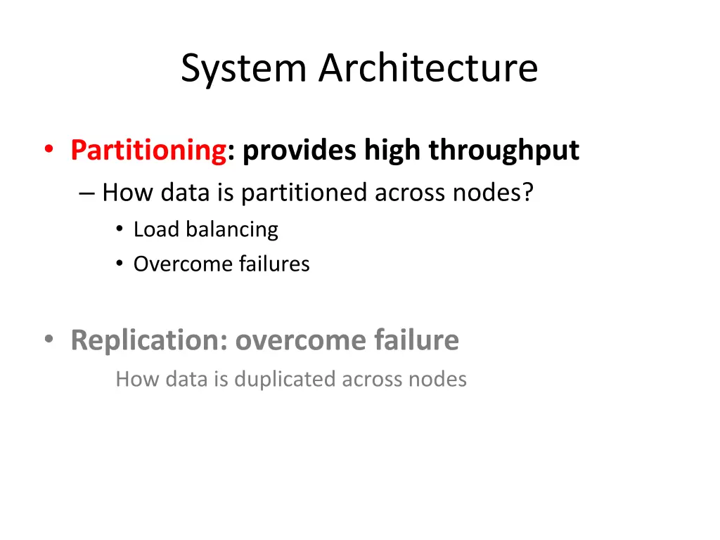 system architecture