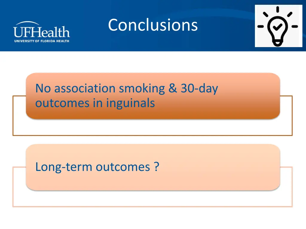 conclusions