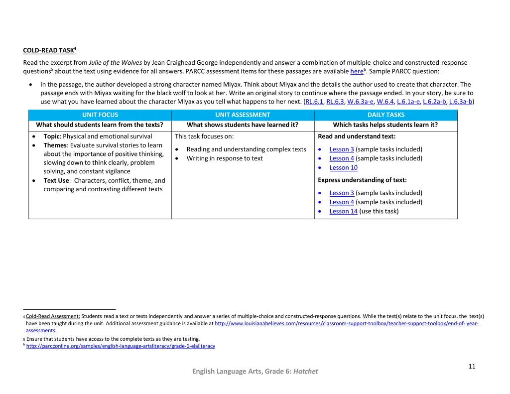 cold readtask 4