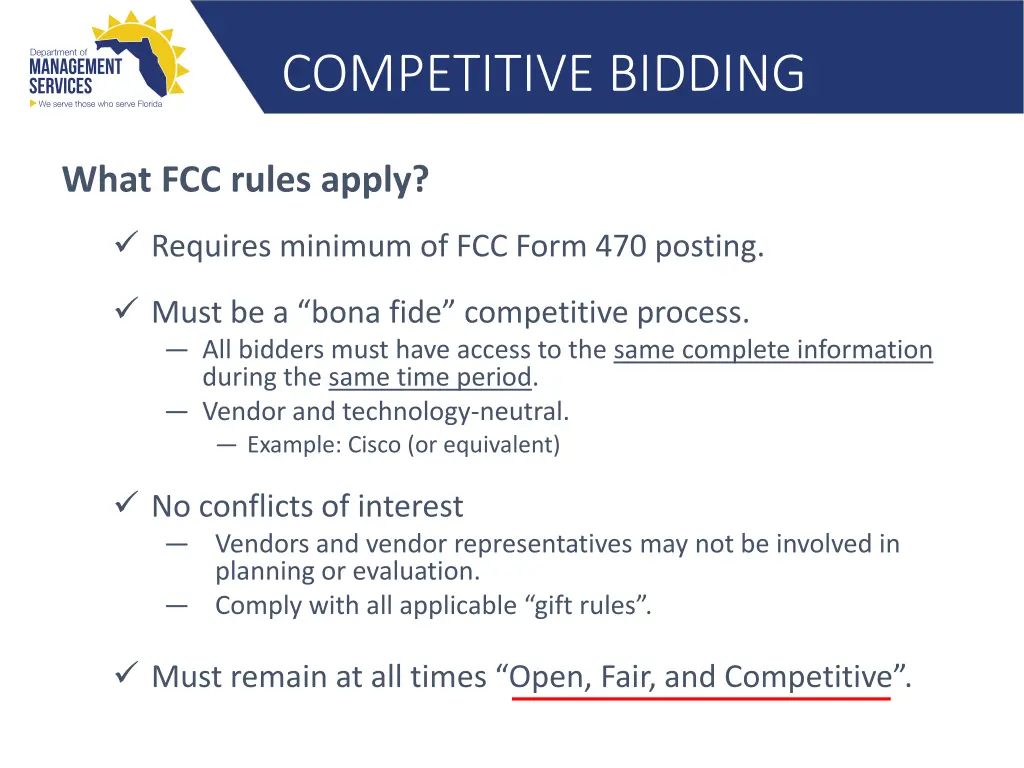 competitive bidding 4