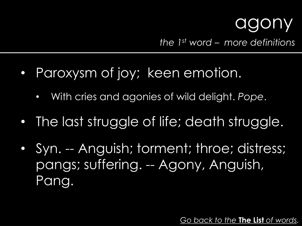 agony 2