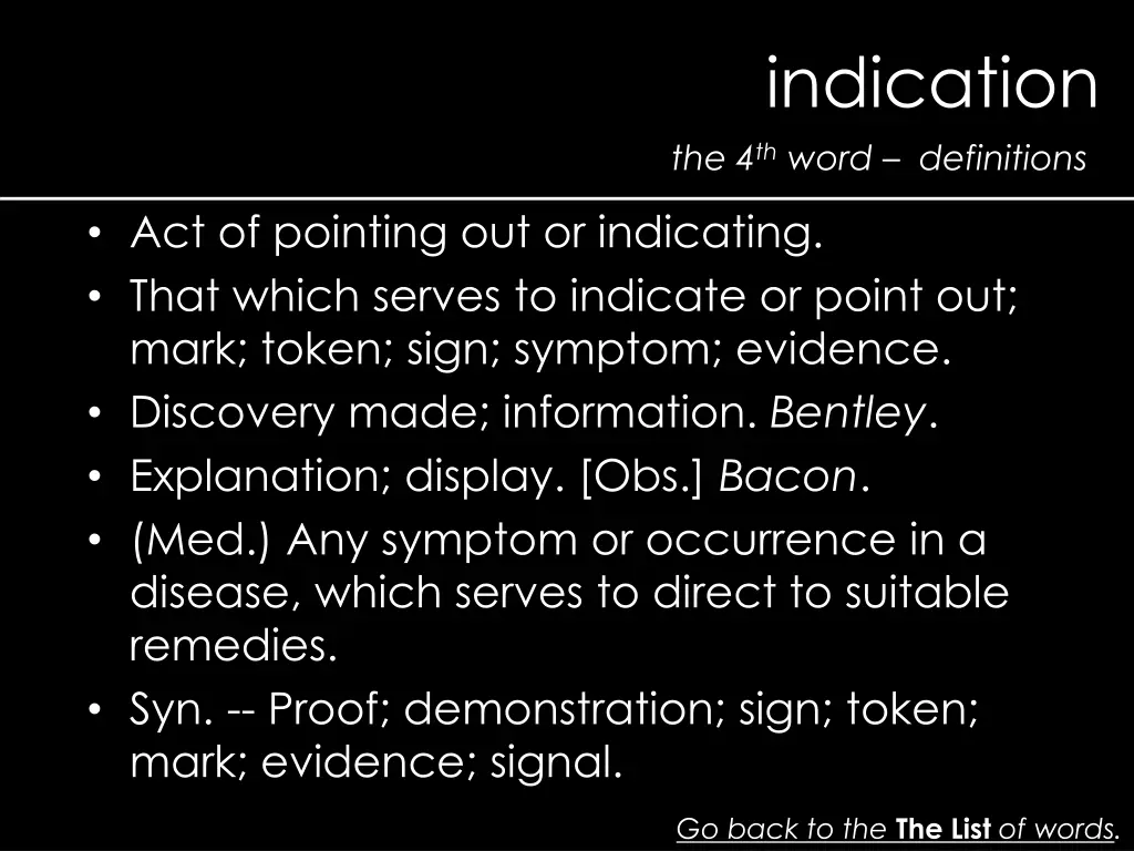 indication 1
