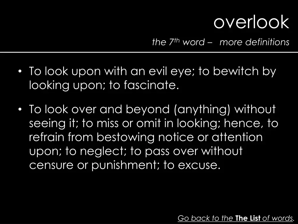 overlook 2