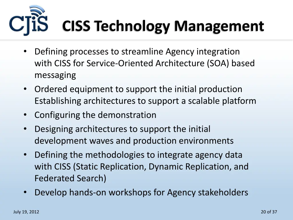 ciss technology management