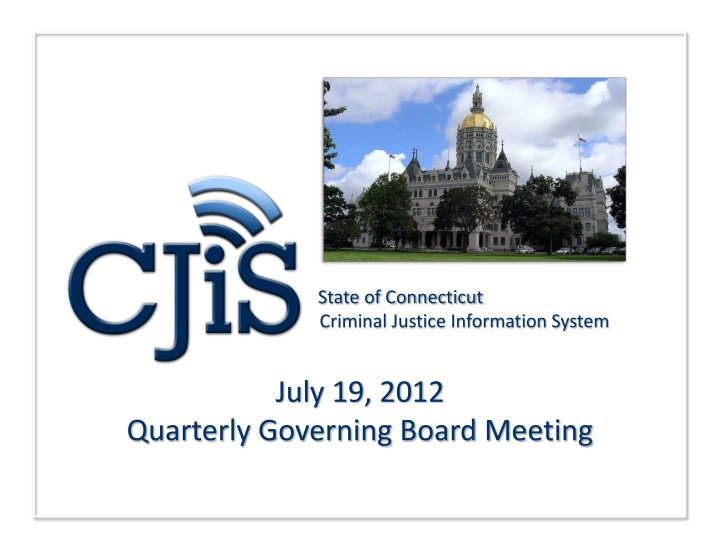 state of connecticut criminal justice information