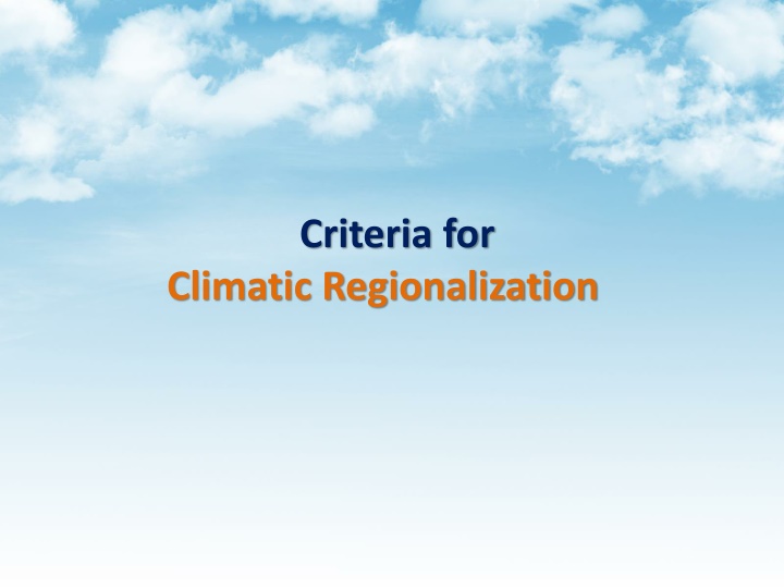 criteria for