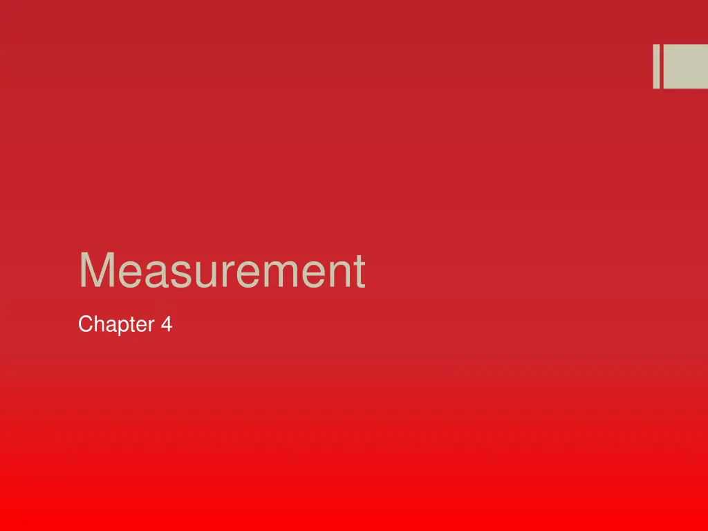 measurement