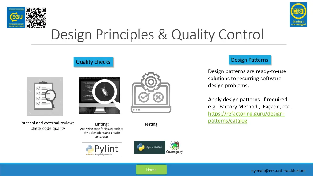 design principles quality control