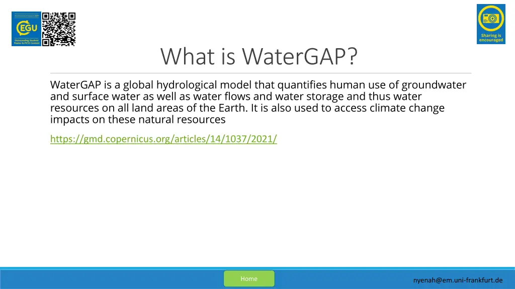 what is watergap