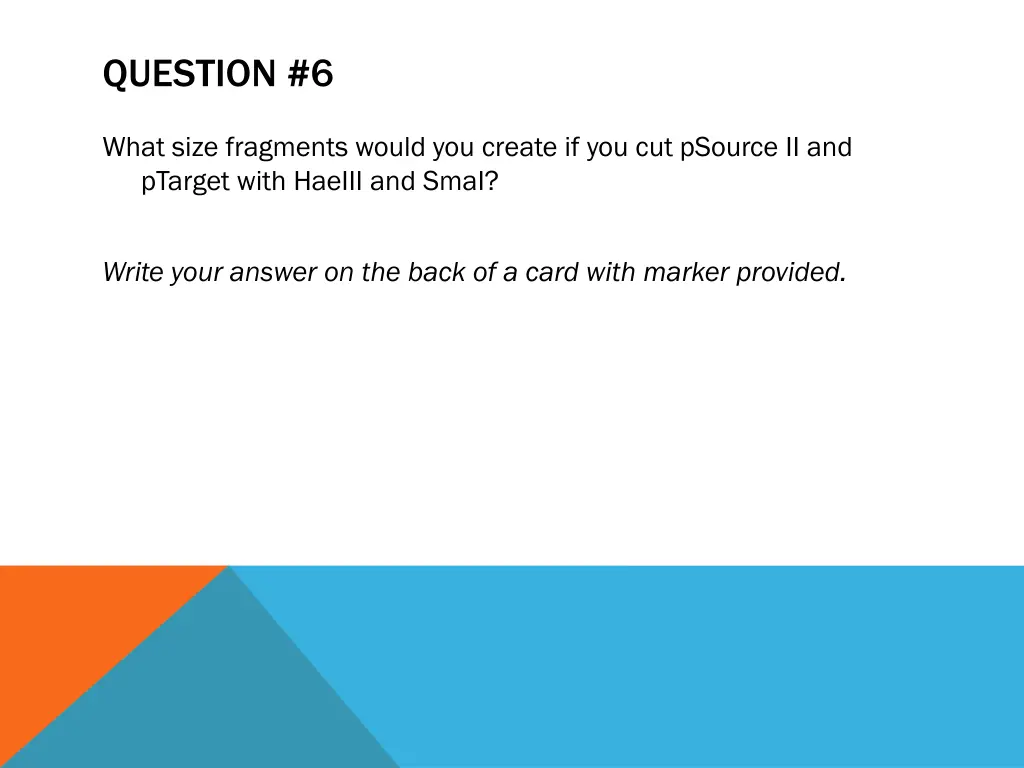 question 6