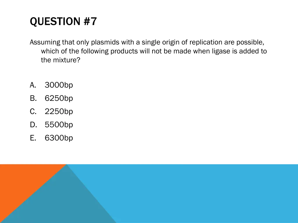 question 7