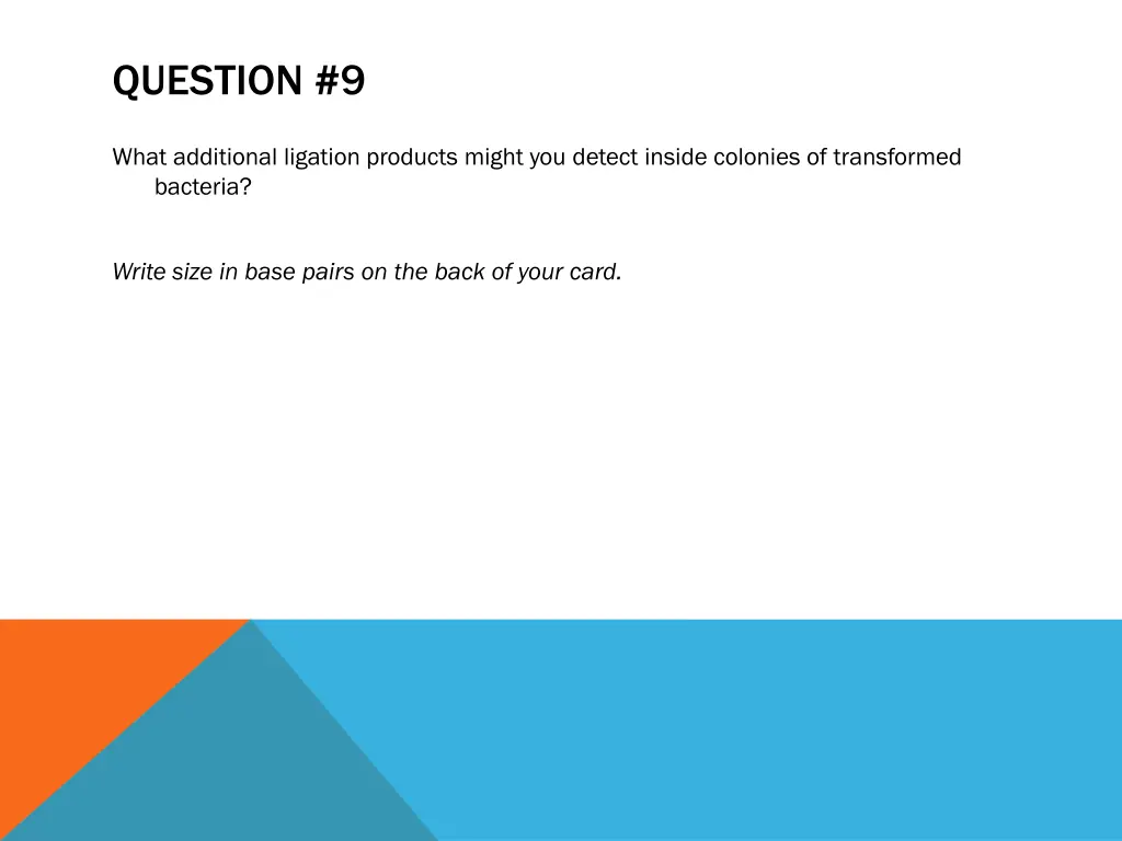 question 9