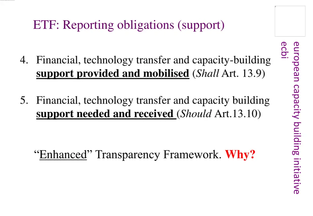 etf reporting obligations support