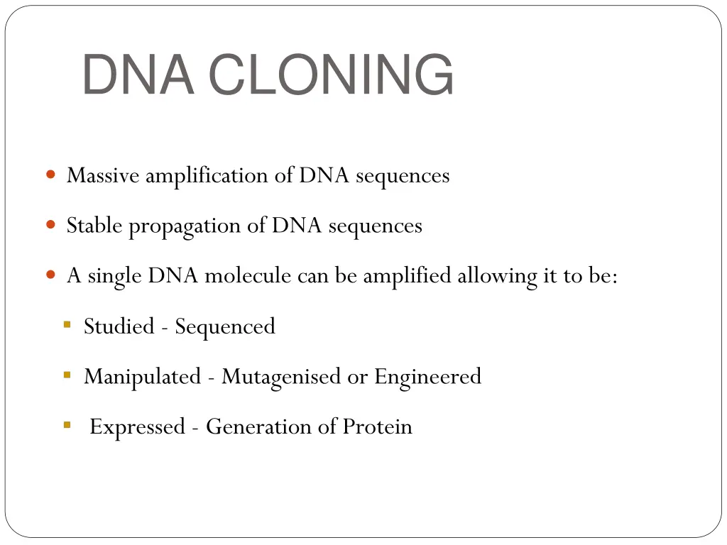 dna cloning 2