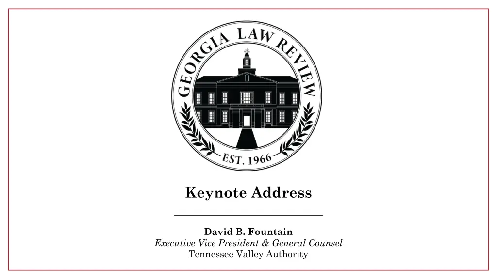 keynote address