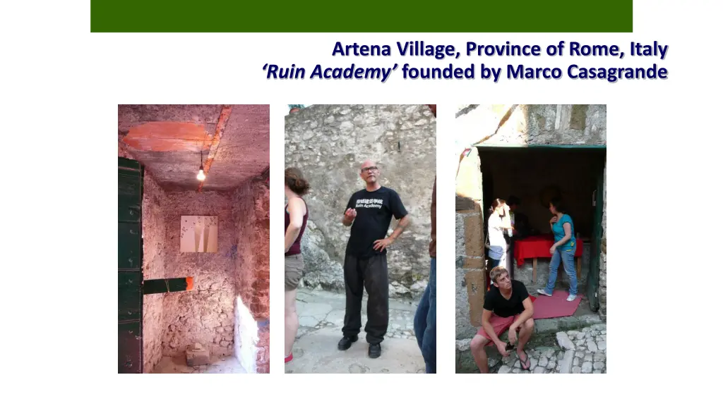 artena village province of rome italy ruin