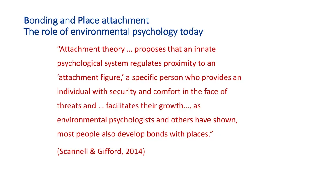 bonding bonding and place and place attachment