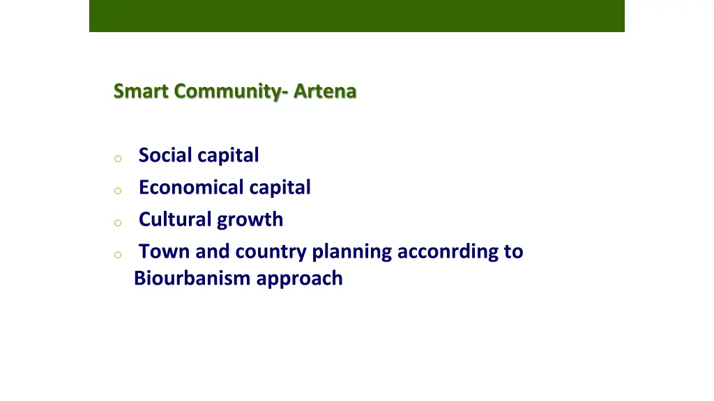 smart community artena
