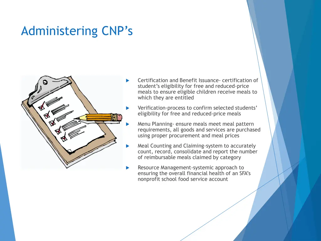 administering cnp s
