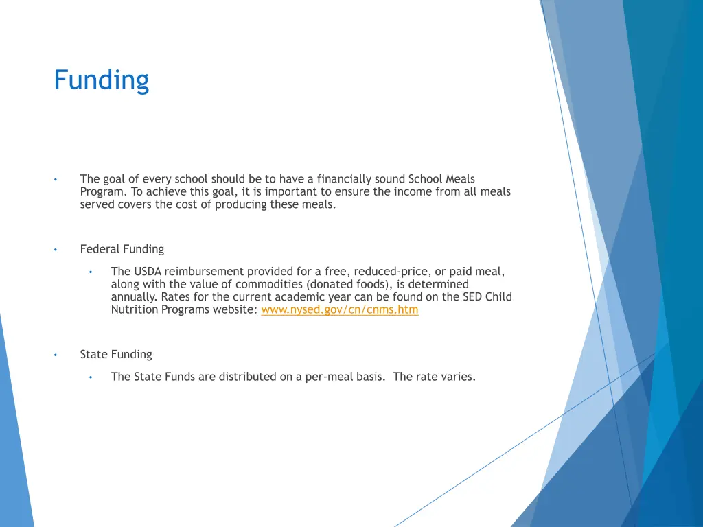 funding