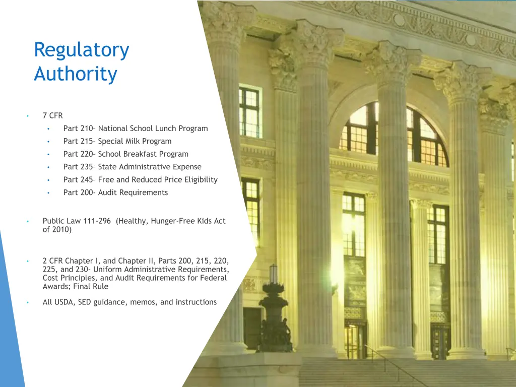 regulatory authority