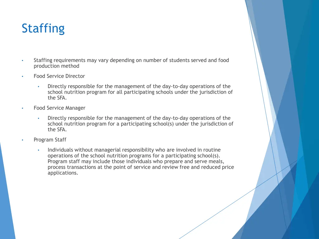 staffing