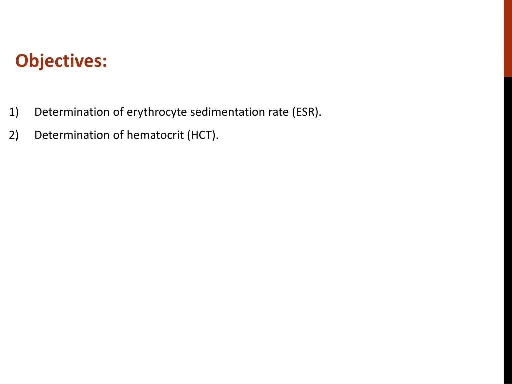 objectives