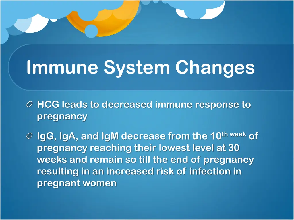 immune system changes