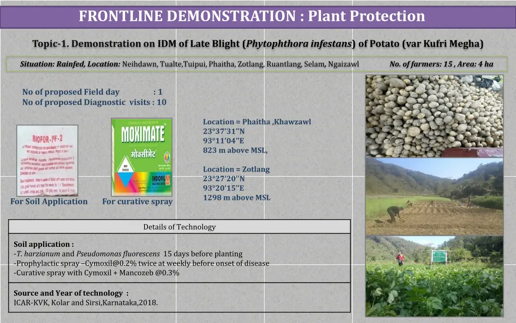 frontline demonstration plant protection