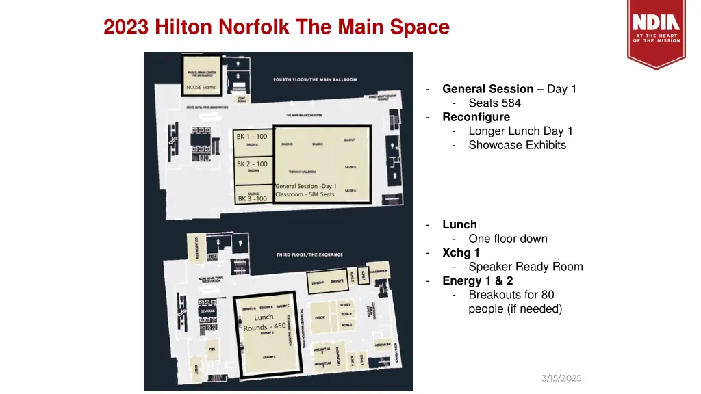 2023 hilton norfolk the main space