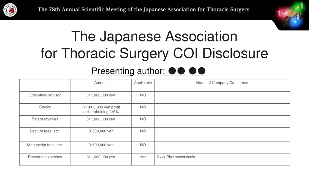 the japanese association for thoracic surgery 4