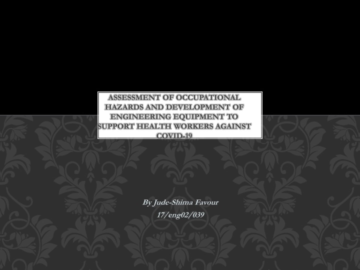 assessment of occupational hazards