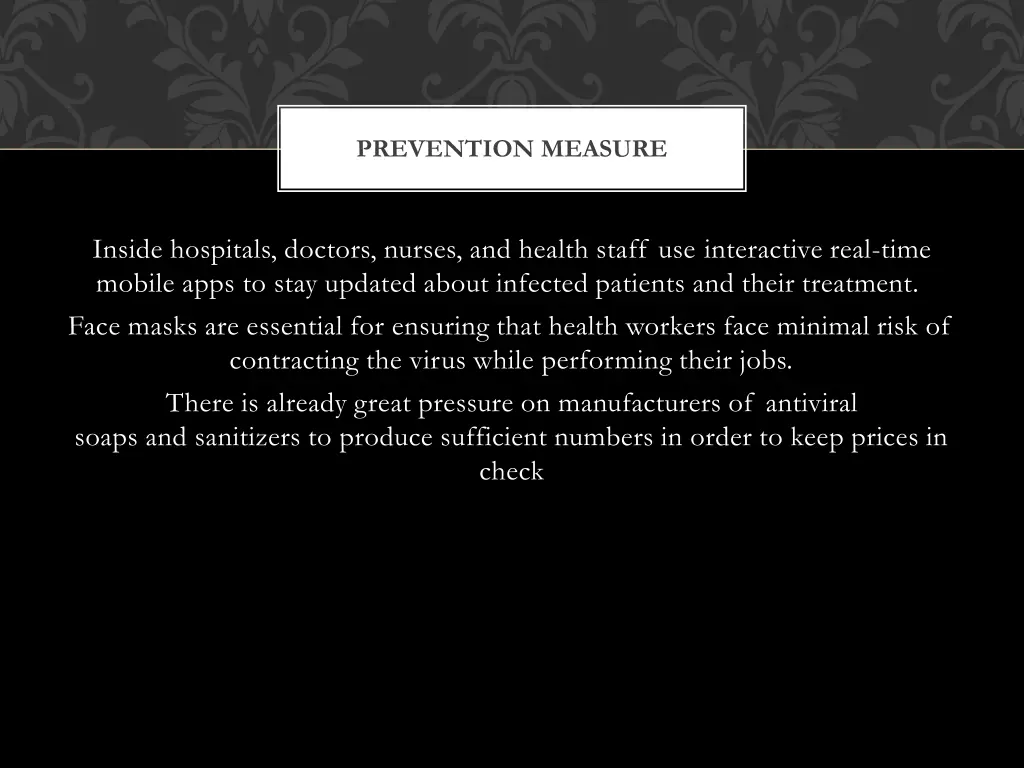 prevention measure