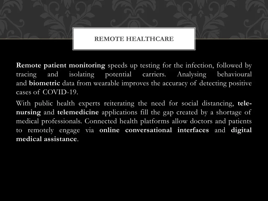 remote healthcare