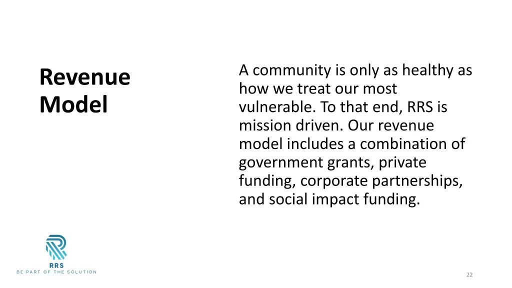 a community is only as healthy as how we treat