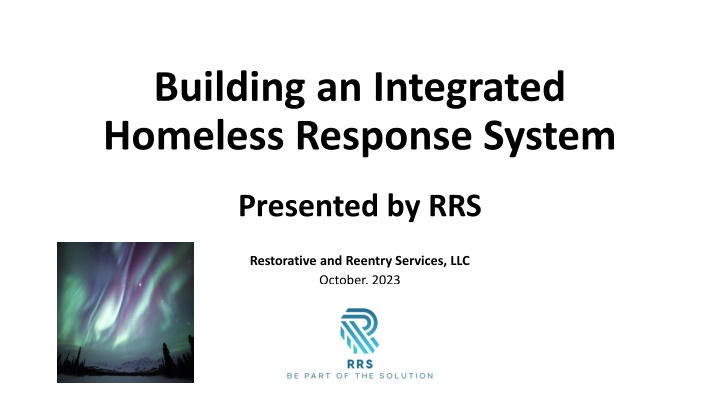 building an integrated homeless response system