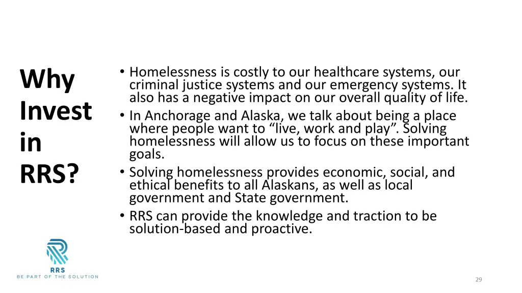 homelessness is costly to our healthcare systems