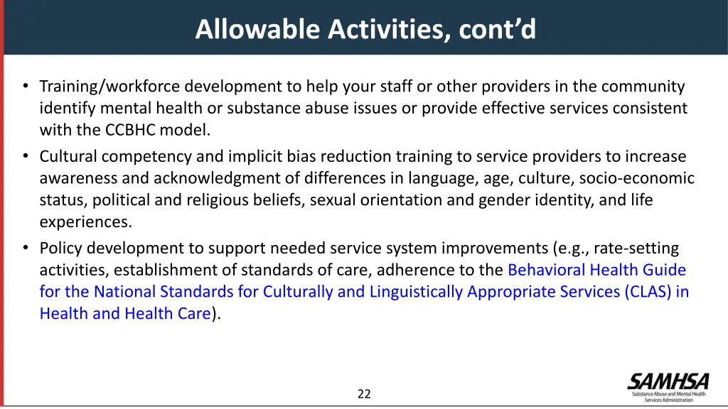 allowable activities cont d