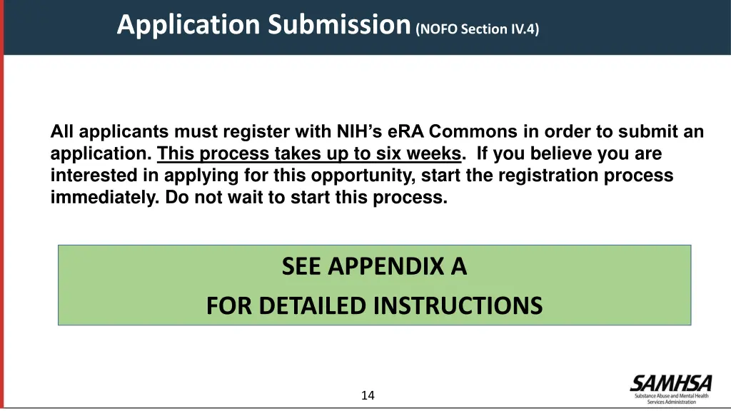application submission nofo section iv 4