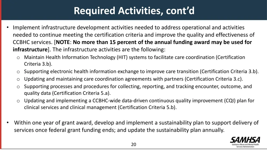 required activities c ont d 2