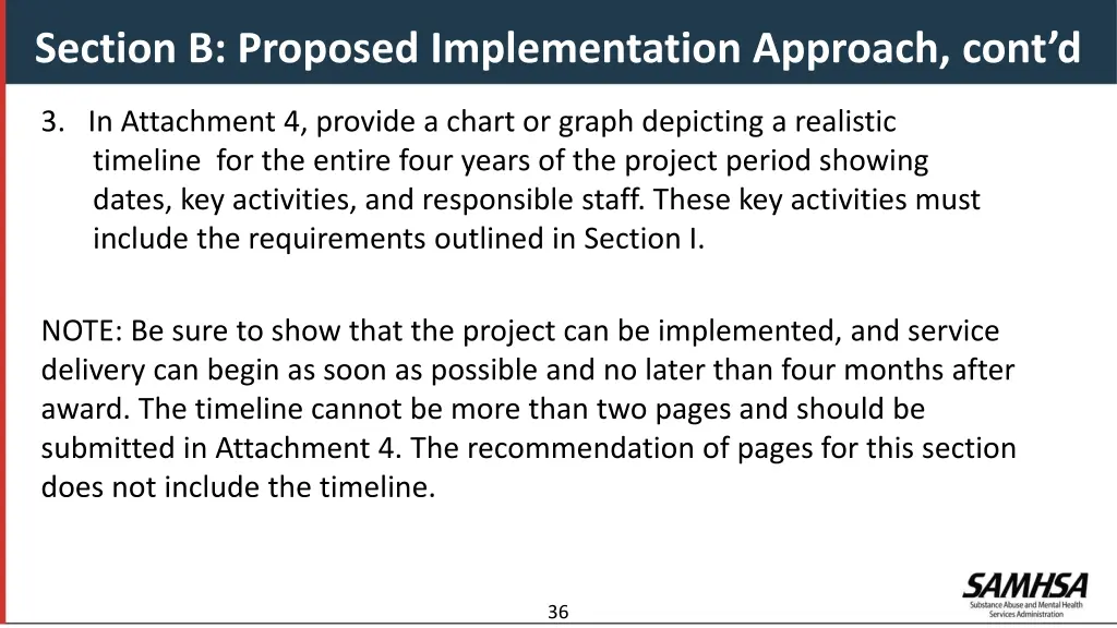 section b proposed implementation approach c ont d