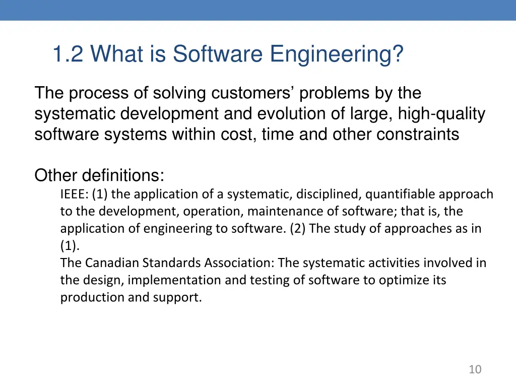 1 2 what is software engineering