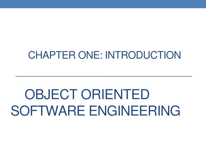 chapter one introduction