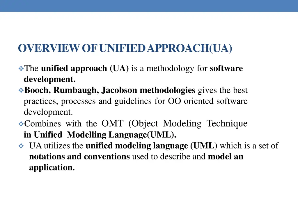 overviewofunifiedapproach ua
