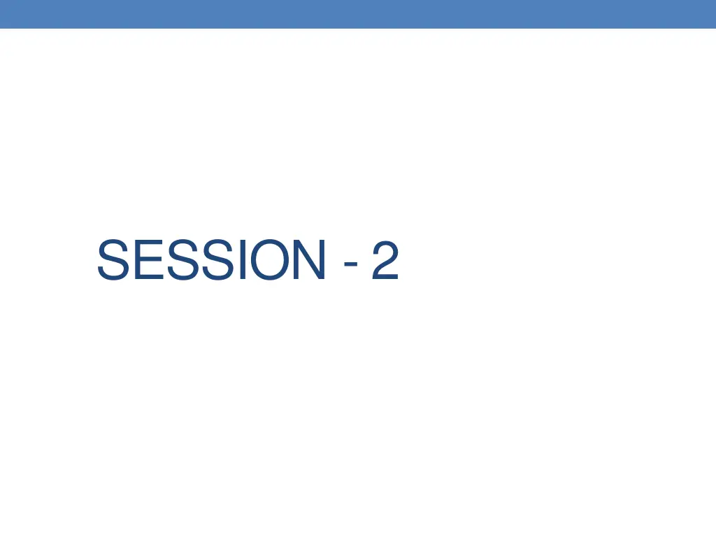 session 2