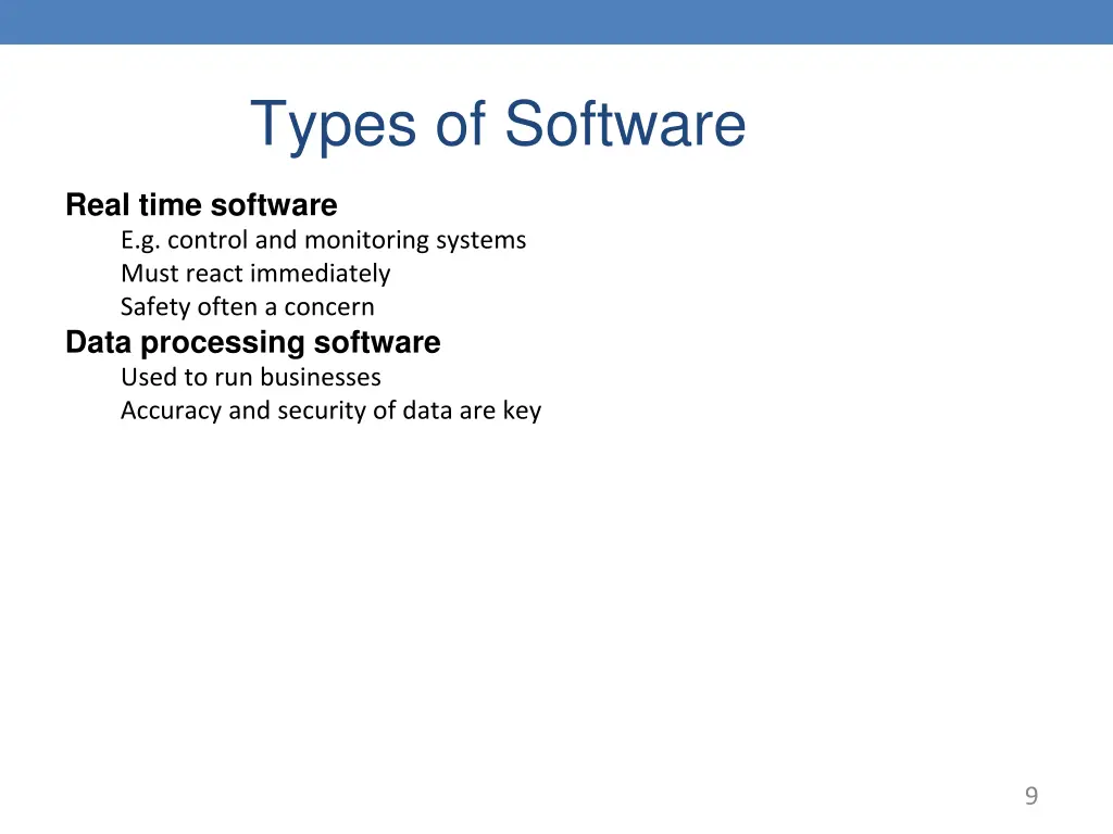 types of software 1