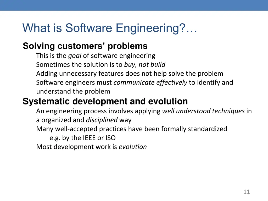 what is software engineering