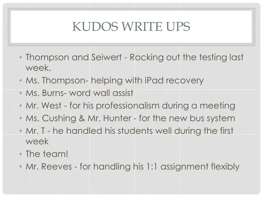 kudos write ups